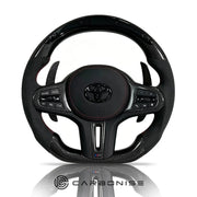Supra Steering Wheel(Carbon Fiber+Alcantara)#10 by CARBONISE