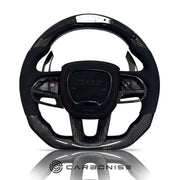Dodge Steering Wheel(Carbon Fiber+Alcantara)#04 by CARBONISE
