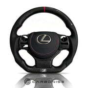 Lexus Steering Wheel (Carbon Fiber+Perforated Leather) by CARBONISE