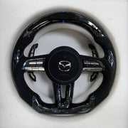 Mazda Steering Wheel (Forged Carbon Fiber+Alcantara ) @7 by CARBONISE