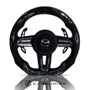Mazda Steering Wheel (Forged Carbon Fiber+Alcantara ) @7 by CARBONISE