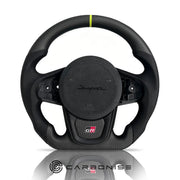 Supra Steering Wheel(Matte Carbon Fiber+Alcantara) #07 by CARBONISE