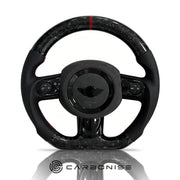 Mini Cooper Steering Wheel (Forged Carbon+Perforated Leather) #2 by CARBONISE