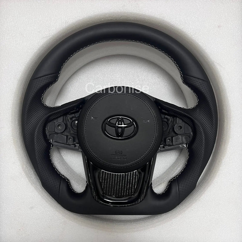 Supra Leather Steering Wheel#02 by CARBONISE