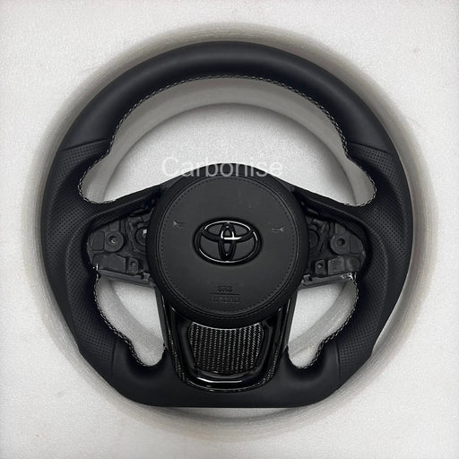 Supra Leather Steering Wheel#20 by CARBONISE