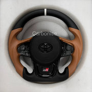 Supra Leather Steering Wheel#01 by CARBONISE