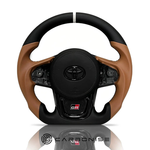 Supra Leather Steering Wheel#01 by CARBONISE