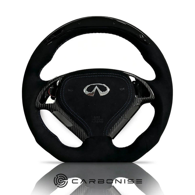 Infiniti Alcantara Steering Wheel #02 by CARBONISE