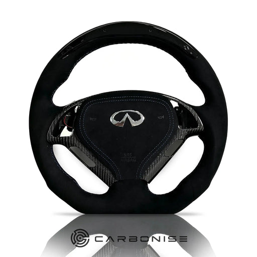 Infiniti Alcantara Steering Wheel #02 by CARBONISE