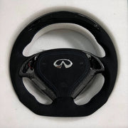 Infiniti Alcantara Steering Wheel #02 by CARBONISE