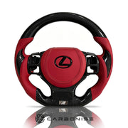 Lexus Steering Wheel (Carbon Fiber+Perforated Leather) by CARBONISE
