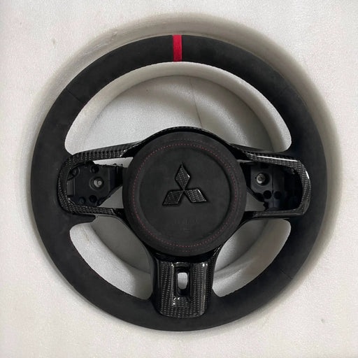Mitsubishi Lancer EVOLUTION 10 Steering Wheel (Alcantara) by CARBONISE