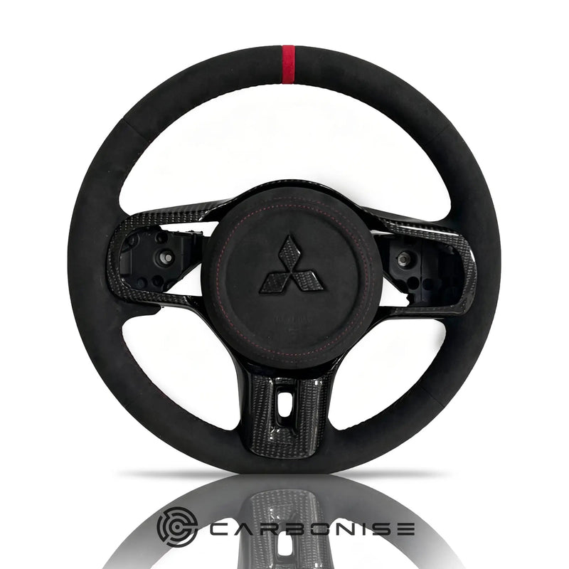 Mitsubishi Lancer EVOLUTION 10 Steering Wheel (Alcantara) by CARBONISE