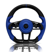 Nissan Z (RZ34) Steering Wheel (Carbon Fiber+Perforated Leather) by CARBONISE