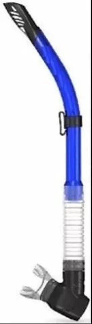 Immersed Dropaway Purge Snorkel Blue by NZ Diver