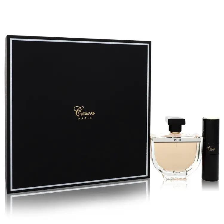 Infini Gift Set - 3.3 oz Eau De Parfum Spray + 0.5 oz Min EDP Spray by Caron -- by Brands HD