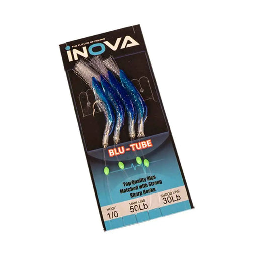 INOVA Bait Flasher Rig – Blu Tube 1/0 Hook | Live Bait Rig NZ by Lure Me