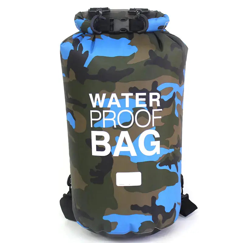 Camouflage PVC Waterproof Dry Bag - Outdoor Waterproof Storage for Camping & Water Sports by Mead's Supply & Equipment Outfitters limited