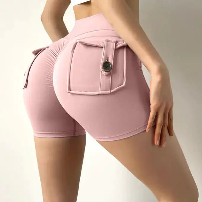 Women's High Waist Stretch Yoga Shorts - Quick-Dry Athletic Shorts | Gym & Fitness by Mead's Supply & Equipment Outfitters limited