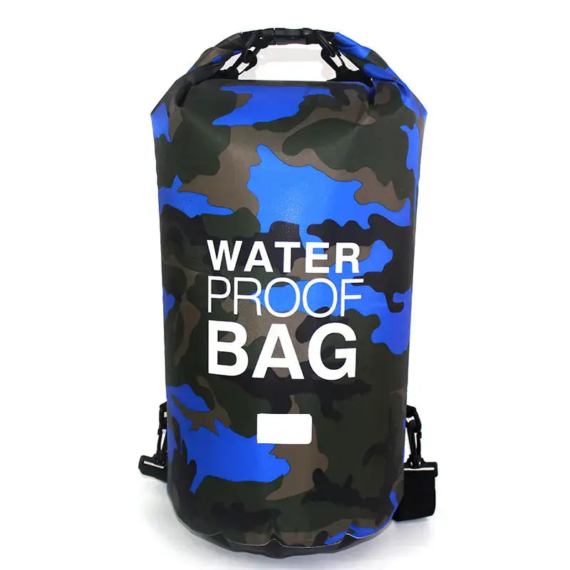 Camouflage PVC Waterproof Dry Bag - Outdoor Waterproof Storage for Camping & Water Sports by Mead's Supply & Equipment Outfitters limited