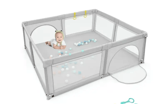 Kiwi Grab Kiwi Grab Baby Playpen light grey 180x150cm Baby Playpen light grey 180x150cm