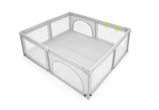 Baby Playpen light grey 180x150cm by Kiwi Grab