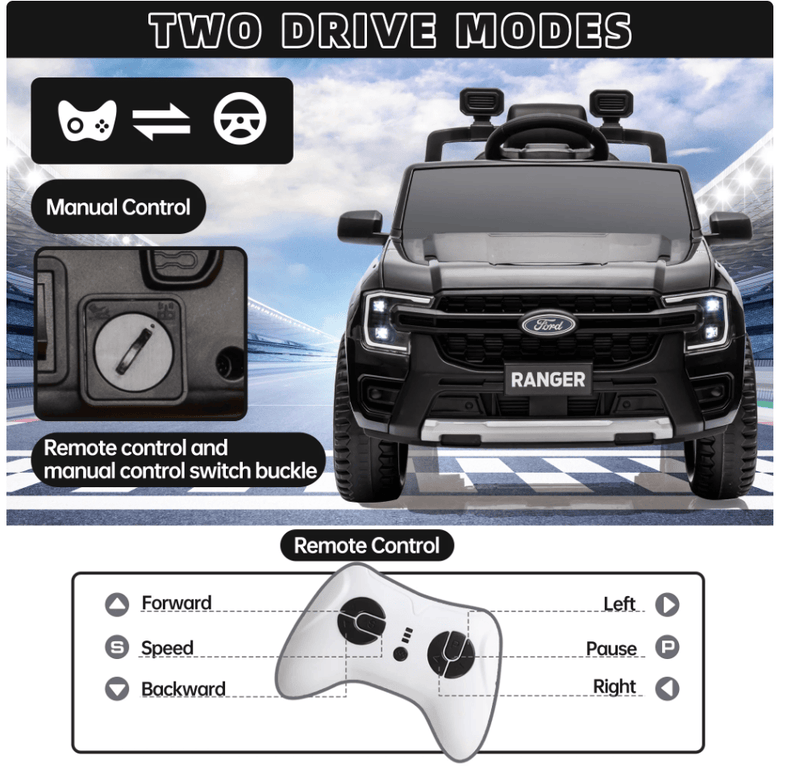 Kiwi eRide Kiwi eRide Ford Ranger Ride on Car Toy Ford Ranger Ride on Car Toy