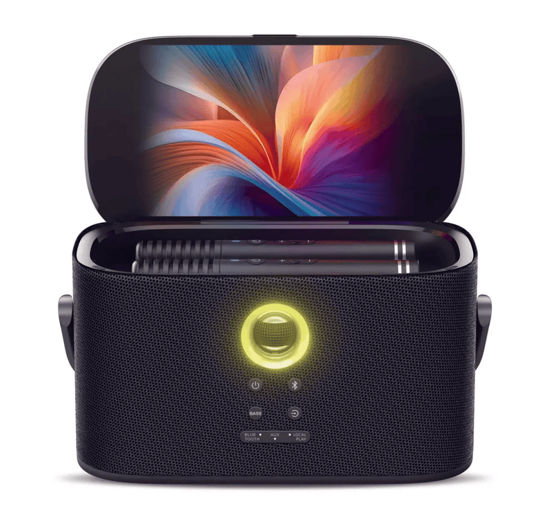 Ikarao S2 Karaoke Machine System With 8″ Touch Screen Wireless Mic by Kiwi Grab