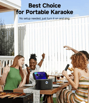 Ikarao S2 Karaoke Machine System With 8″ Touch Screen Wireless Mic by Kiwi Grab