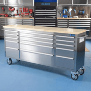 Kiwi Grab Kiwi Grab 72 Inch 15 Drawers stainless Steel Tool Chest workbench 72 Inch 15 Drawers stainless Steel Tool Chest workbench