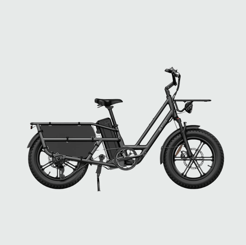 Kiwi eRide Kiwi eRide Fiido T2 Longtail Cargo E-bike Grey Fiido T2 Longtail Cargo E-bike Grey