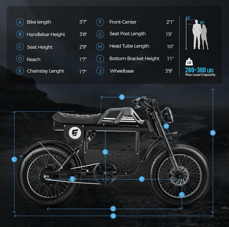 Kiwi eRide Kiwi eRide Mangosteen 48V 22.5Ah E BIKE FT-01 BLACK ELECTRIC BIKE Mangosteen 48V 22.5Ah E BIKE FT-01 BLACK ELECTRIC BIKE