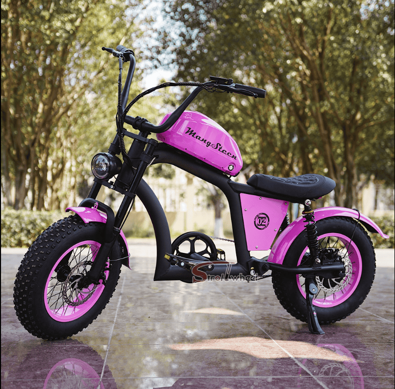 Kiwi eRide Kiwi eRide Mangosteen FT-02 MINI 48V15AH ELECTRIC BIKE PINK Mangosteen FT-02 MINI 48V15AH ELECTRIC BIKE PINK
