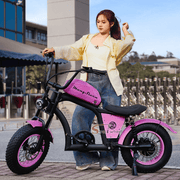 Kiwi eRide Kiwi eRide Mangosteen FT-02 MINI 48V15AH ELECTRIC BIKE PINK Mangosteen FT-02 MINI 48V15AH ELECTRIC BIKE PINK