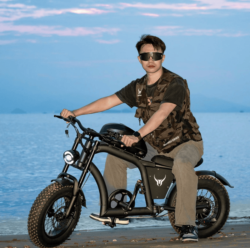 Kiwi eRide Kiwi eRide Mangosteen FT-02 MINI 48V15AH ELECTRIC BIKE BLACK Mangosteen FT-02 MINI 48V15AH ELECTRIC BIKE BLACK
