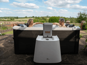 M Spa Oslo Plus 1.8m square, Air Jet massage, filtration system, APP by Kiwi Grab