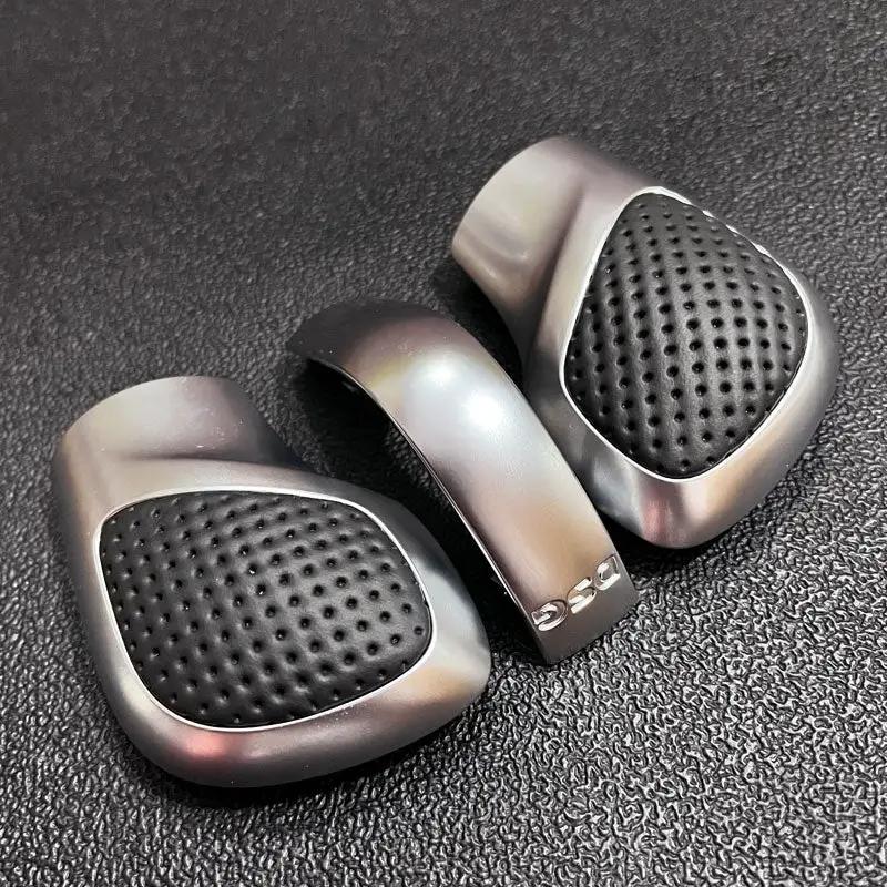 Volkswagen Perforated Leather DSG SHIFT KNOB COVER (Silver) by CARBONISE