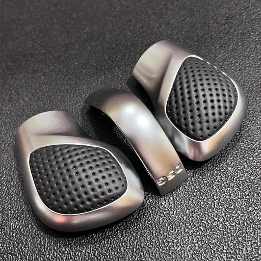 Volkswagen Perforated Leather DSG SHIFT KNOB COVER (Silver) by CARBONISE