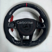 Mercedes-Benz Steering Wheel (Forged Carbon Fiber+Alcantara) &4 by CARBONISE