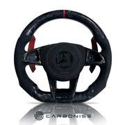 Mercedes-Benz Steering Wheel (Forged Carbon Fiber+Alcantara) &4 by CARBONISE