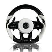 Mercedes-Benz Steering Wheel (Forged Carbon Fiber+Perforated Leather) #38 by CARBONISE