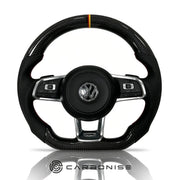 Volkswagen Golf Steering Wheel (Carbon Fiber+Perforated Leather) #12 by CARBONISE