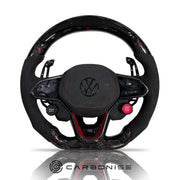 Volkswagen Golf Steering Wheel (Forged Carbon Fiber+Alcantara) #28 by CARBONISE