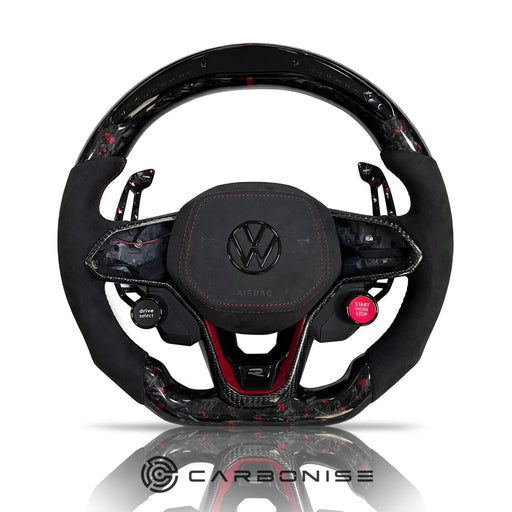 Volkswagen Golf Steering Wheel (Forged Carbon Fiber+Alcantara) #28 by CARBONISE