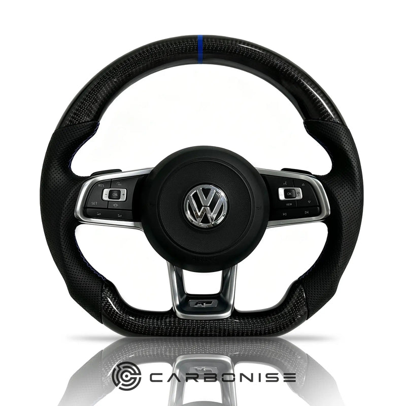 Volkswagen Golf Steering Wheel (Carbon Fiber+Perforated Leather) #10 by CARBONISE