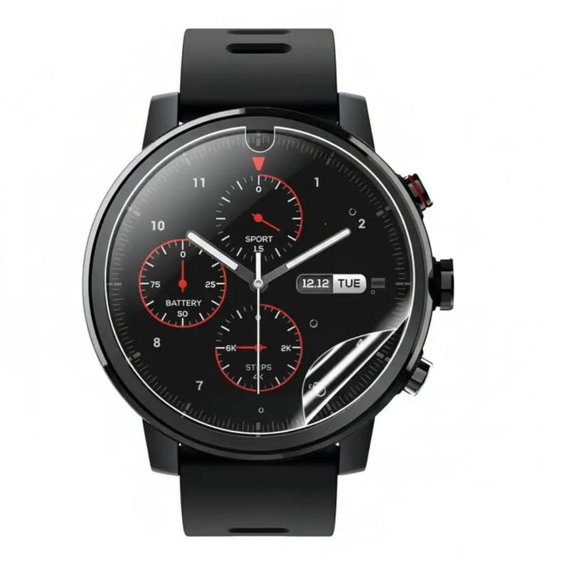Hydrogel Screen Protector for Amazfit Stratos+ (2018) (Pack of 6) by That Watch Shop