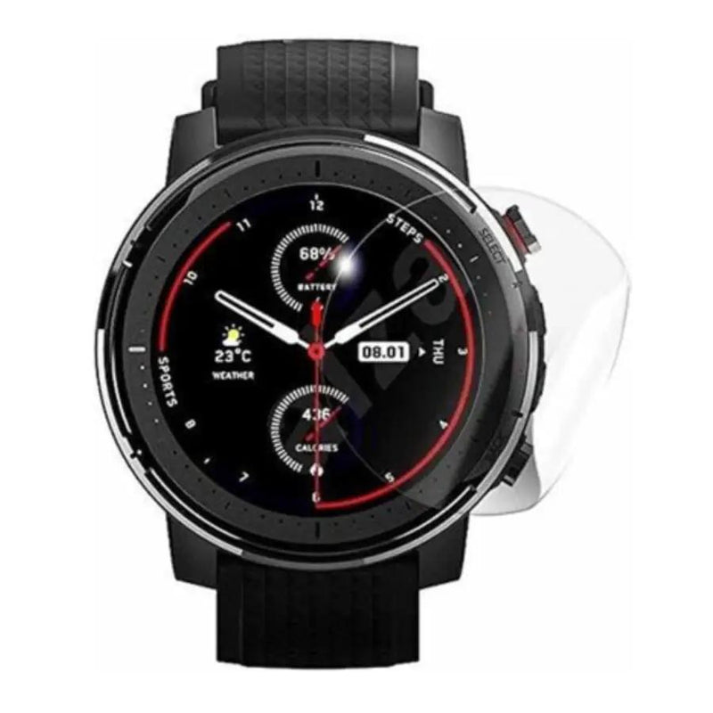 Hydrogel Screen Protector for Amazfit Stratos 3 (2019) (Pack of 6) by That Watch Shop