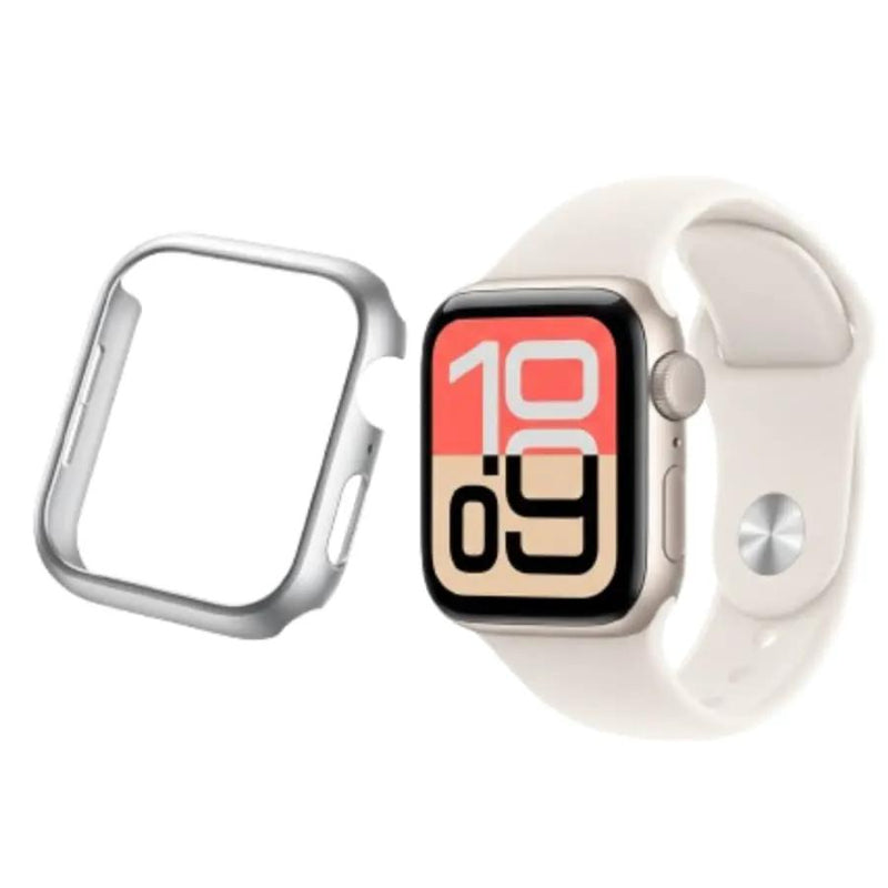 Protective Case for Apple SE (3rd gen) watch (40mm) (Silver) by That Watch Shop