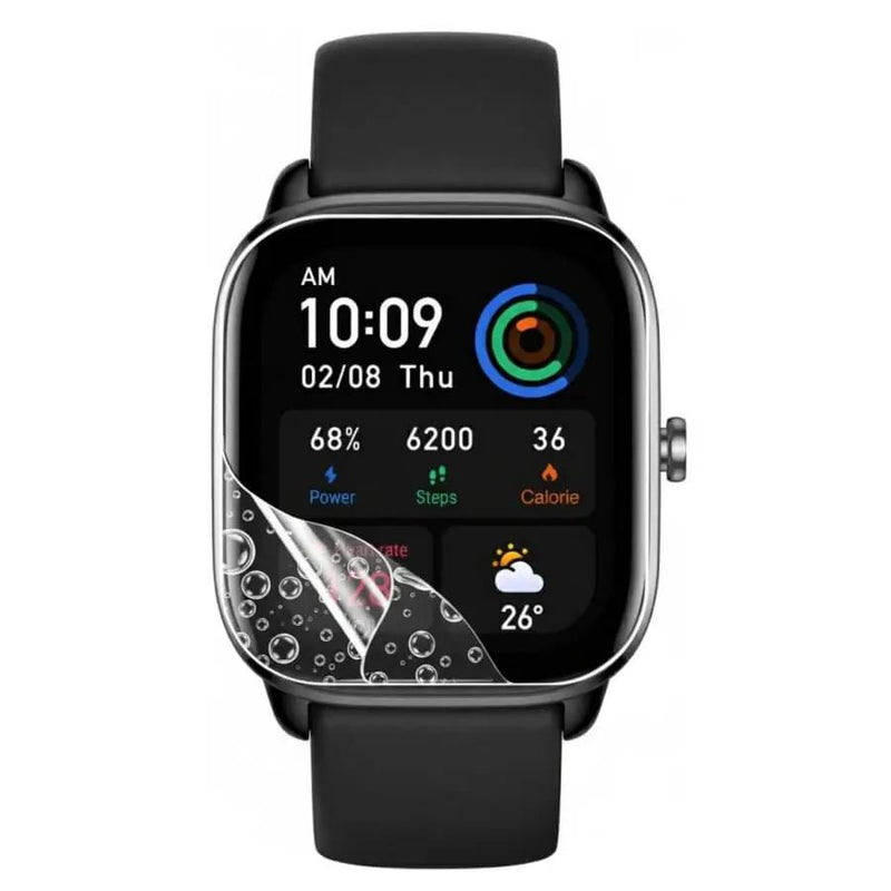 Hydrogel Screen Protector for Amazfit GTS 4 Mini (2022) (Pack of 6) by That Watch Shop