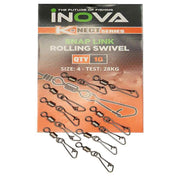 INOVA Snap Link Rolling Swivels – Quick & Secure Terminal Tackle by Lure Me